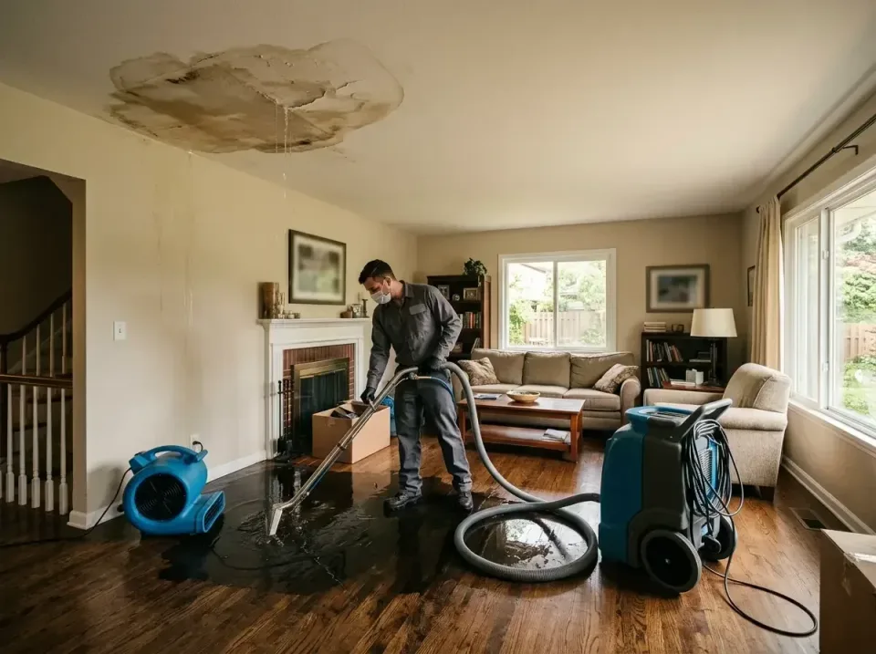 attic-pipe-burst-ceiling-drip-008 — frequently asked questions, Water Damage Restoration & Carpet Care in Clear Lake, IA